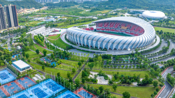 清远体育中心。资料图