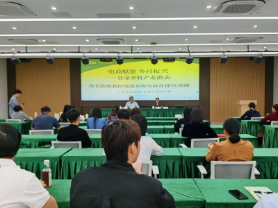 茂名滨海新区统战系统办电商直播培训班，渔民握稳“带货新农具”