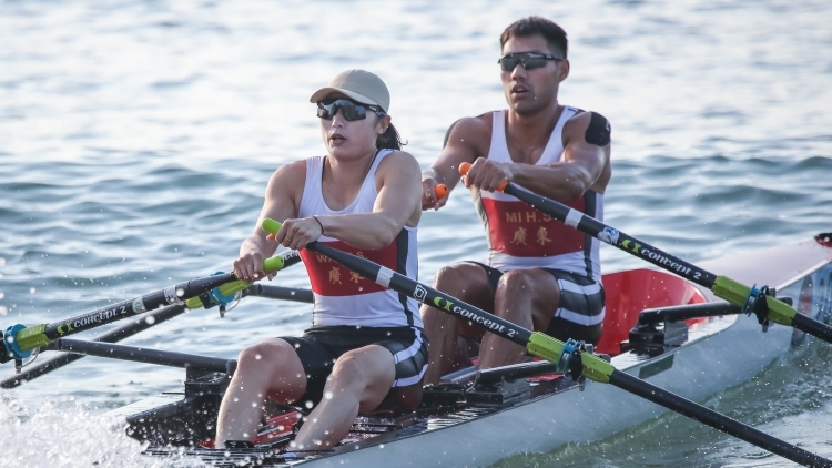 潮起海陵，“艇”进深蓝！十五运会海岸赛艇沙滩冲刺比赛中的阳江魅力
