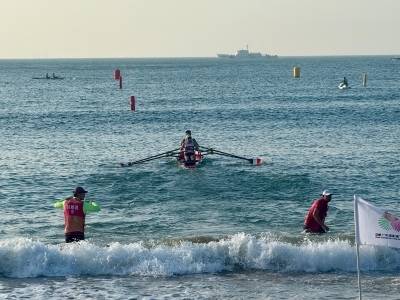 海上“速度与激情”！十五运会海岸赛艇沙滩冲刺比赛在阳江海陵岛激情开赛