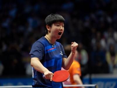 孙颖莎王曼昱决赛见！孙颖莎：希望不留遗憾