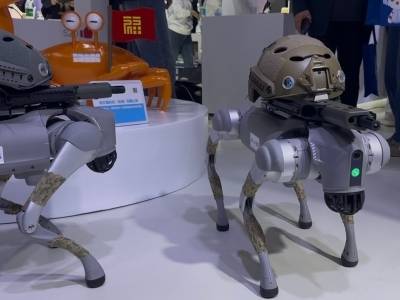 真人CS升级了！机器狗也能当神枪手｜直击高交会