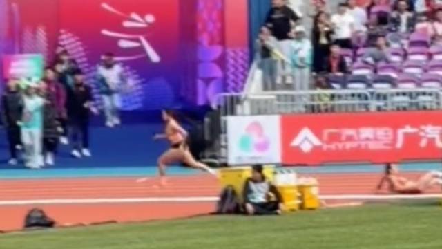 广东队4×400米混合接力夺冠，梁宝棠：取得开门红，非常激动和开心！