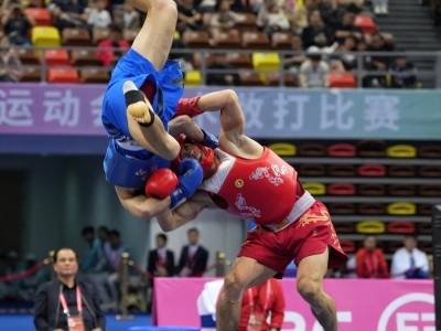 河南队狂揽三金！十五运会武术散打比赛湛江收官