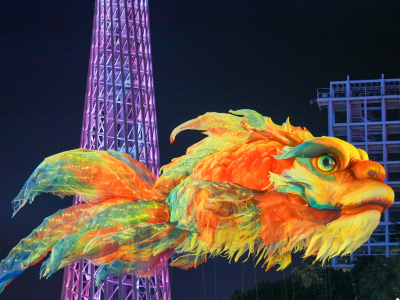 2025广州国际灯光节璀璨启幕，花影联动流光溢彩耀全城