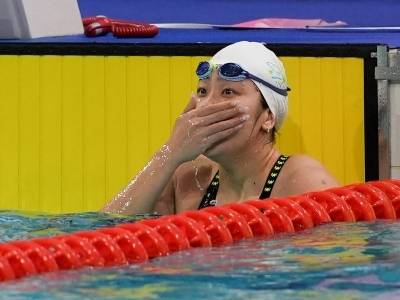 50米自由泳，浙江队吴卿风摘金！