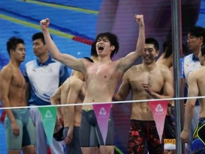 湖北队勇夺男子4×100米混合泳接力冠军，闫子贝圆全运金牌梦