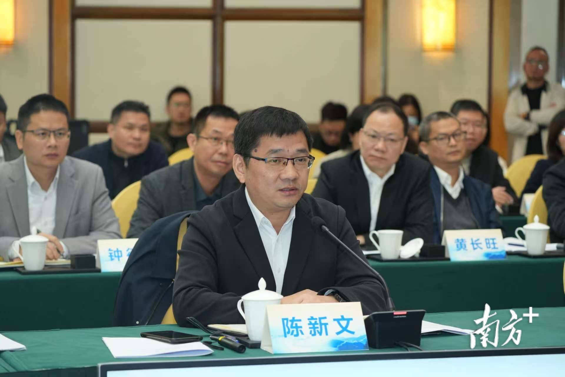 佛山市委常委、顺德区委书记陈新文在会上作总结发言。廖明璨 摄