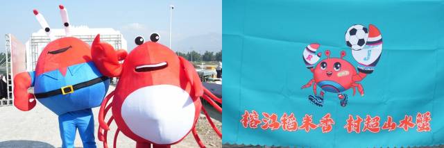 “村超山水蟹”品牌logo。