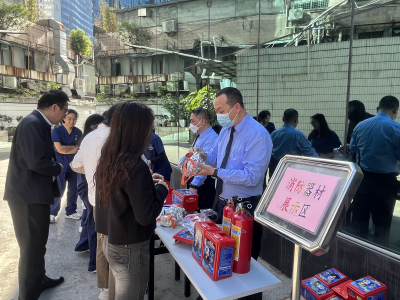 黄花岗街区庄社区联合物业开展消防演习