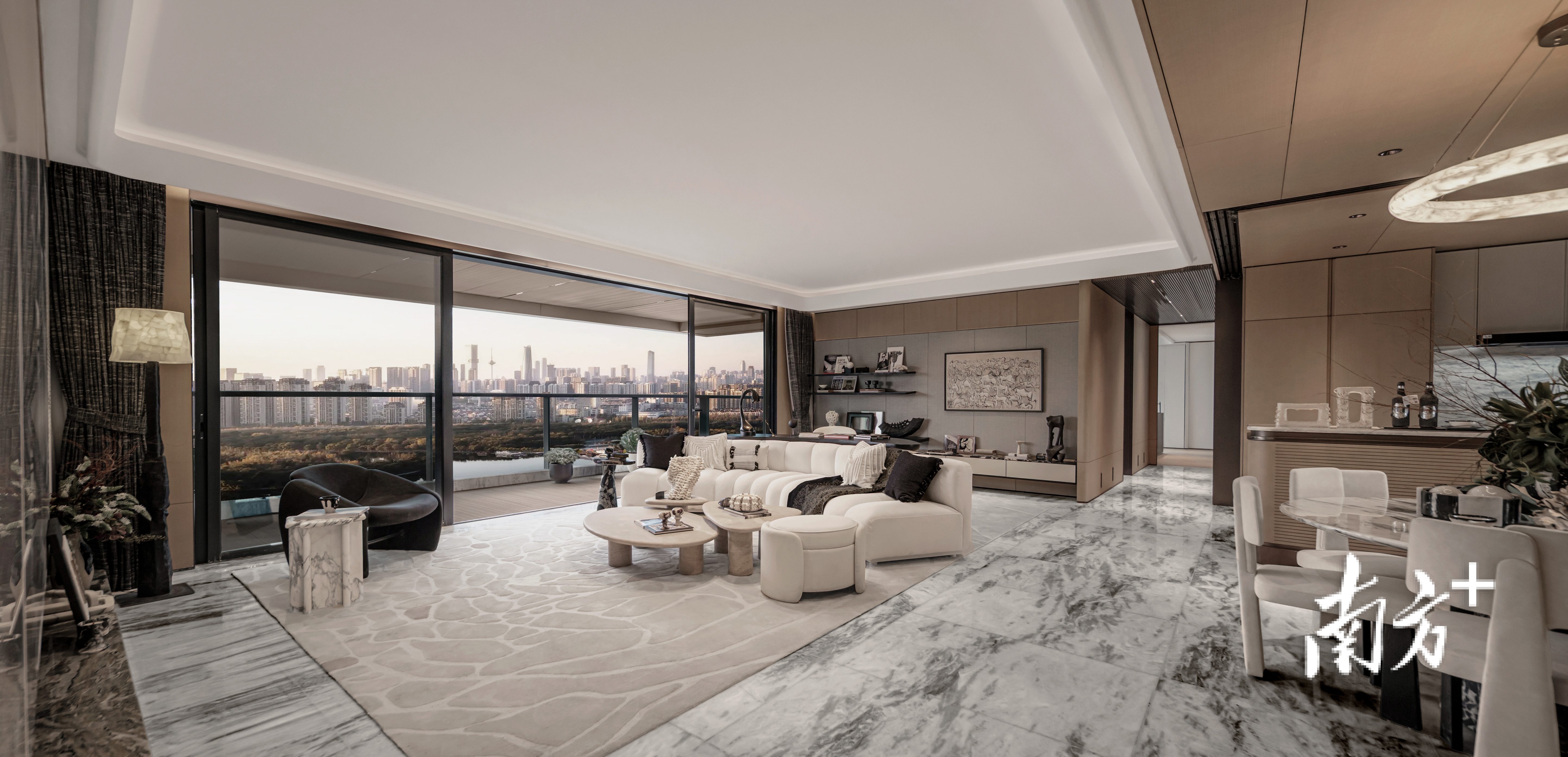 建面约169平方米的“天颂”户型。 受访者 供图