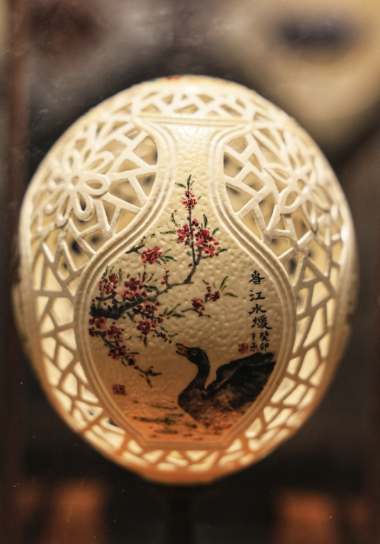 蛋雕  《五时瓶安》 作者：黄子东   揭阳 