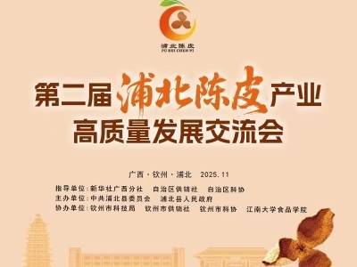 汇智聚策！直击第二届浦北陈皮产业高质量发展交流会