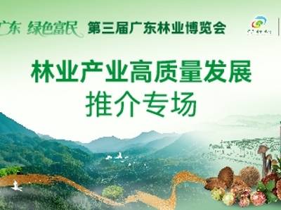 林业产业高质量发展推介专场 | 第三届广东林业博览会