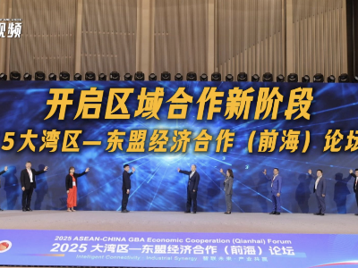 视频 | 2025大湾区—东盟经济合作（前海）论坛开幕