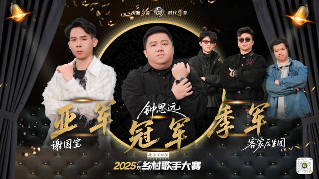 钟思远、谢国宝、客家后生团分获冠亚季军。