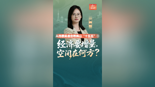 经济要增量，空间在何方？｜从市委务虚会看佛山“十五五”③