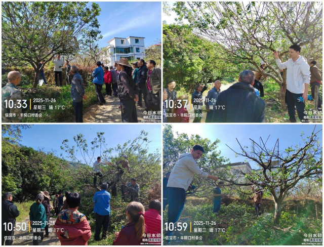 培训活动走进田间地头。