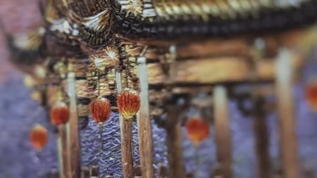 阔别50年，旅美华侨把潮州绣成画，直呼家乡旧貌换新颜