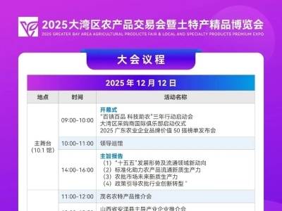 叮咚！“媒体+”向你投递了一份大湾区农交会参展指引