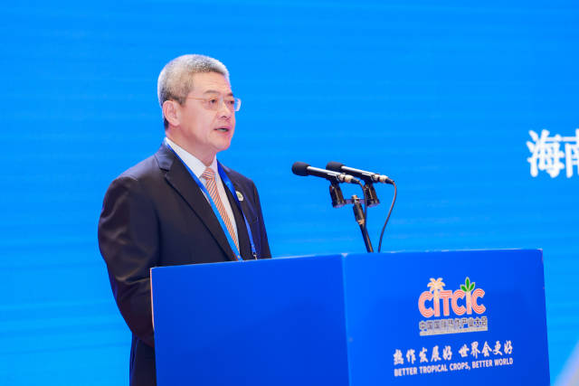 海南省农垦投资控股集团有限公司总经理艾轶伦。