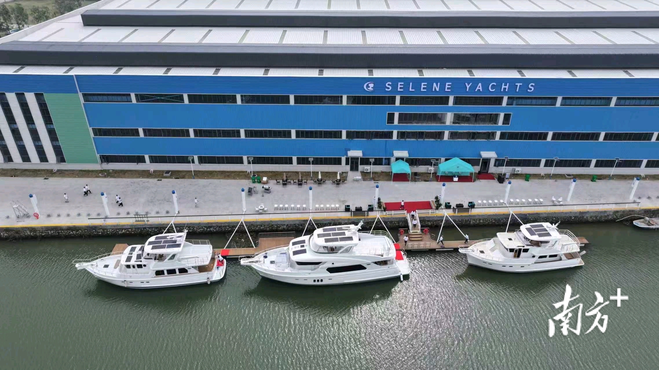 杰腾造船3.8万平方米新厂房正式投用，配套游艇码头一期同步落成。