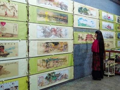 邱楚莲以200余幅文化主题中国画献礼潮州，获年会“积极贡献奖”|根脉亲 家国兴