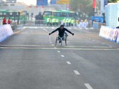 广东选手陈晓纯勇夺残特奥马拉松银牌！与冠军仅差0.2秒