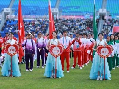 参赛人数最多，残特奥会田径项目开赛