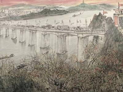 致敬民族脊梁不朽精神，陈桂明“水墨长征”画展在高剑父纪念馆开幕