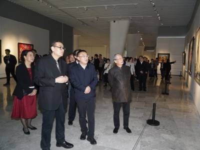 许钦松携新作《瀑影岚光》亮相第九届全国画院美术作品展览