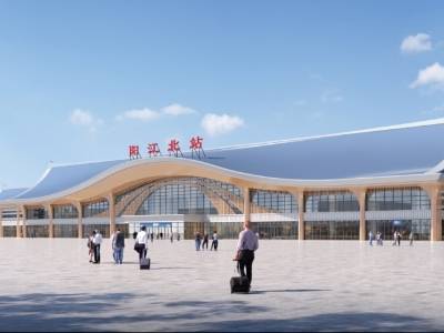 海丝文化+智慧出行！南方+探营广湛高铁阳江北站