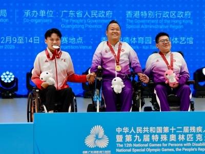 福利院的孩子们登上残特奥会舞台