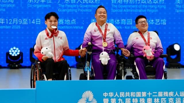 福利院的孩子们登上残特奥会舞台