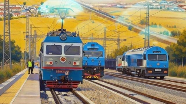 3.5万吨级重载群组列车全球首次“神同步” | AI画时景