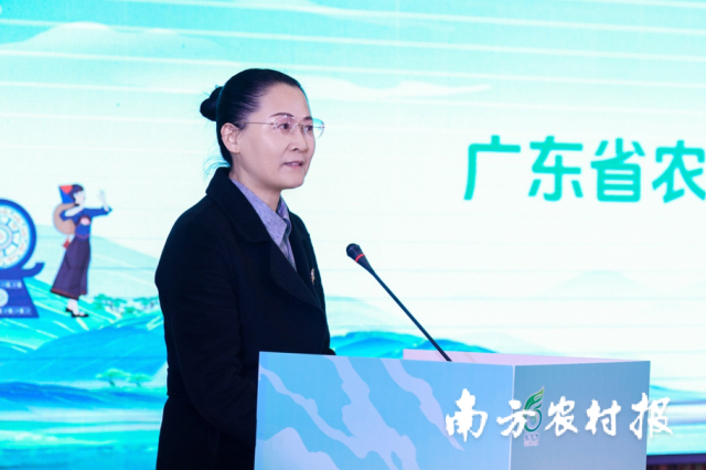 广东省农产品流通协会执行会长顾小英。 广东省农产品流通协会执行会长顾小英。