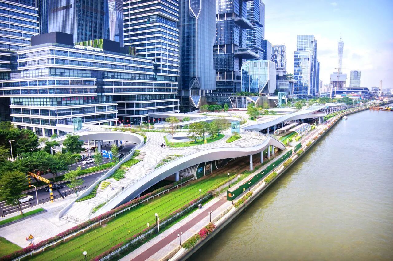 琶洲滨江立体工程开放!打造“珠江之吻”亲水平台_南方+_南方plus