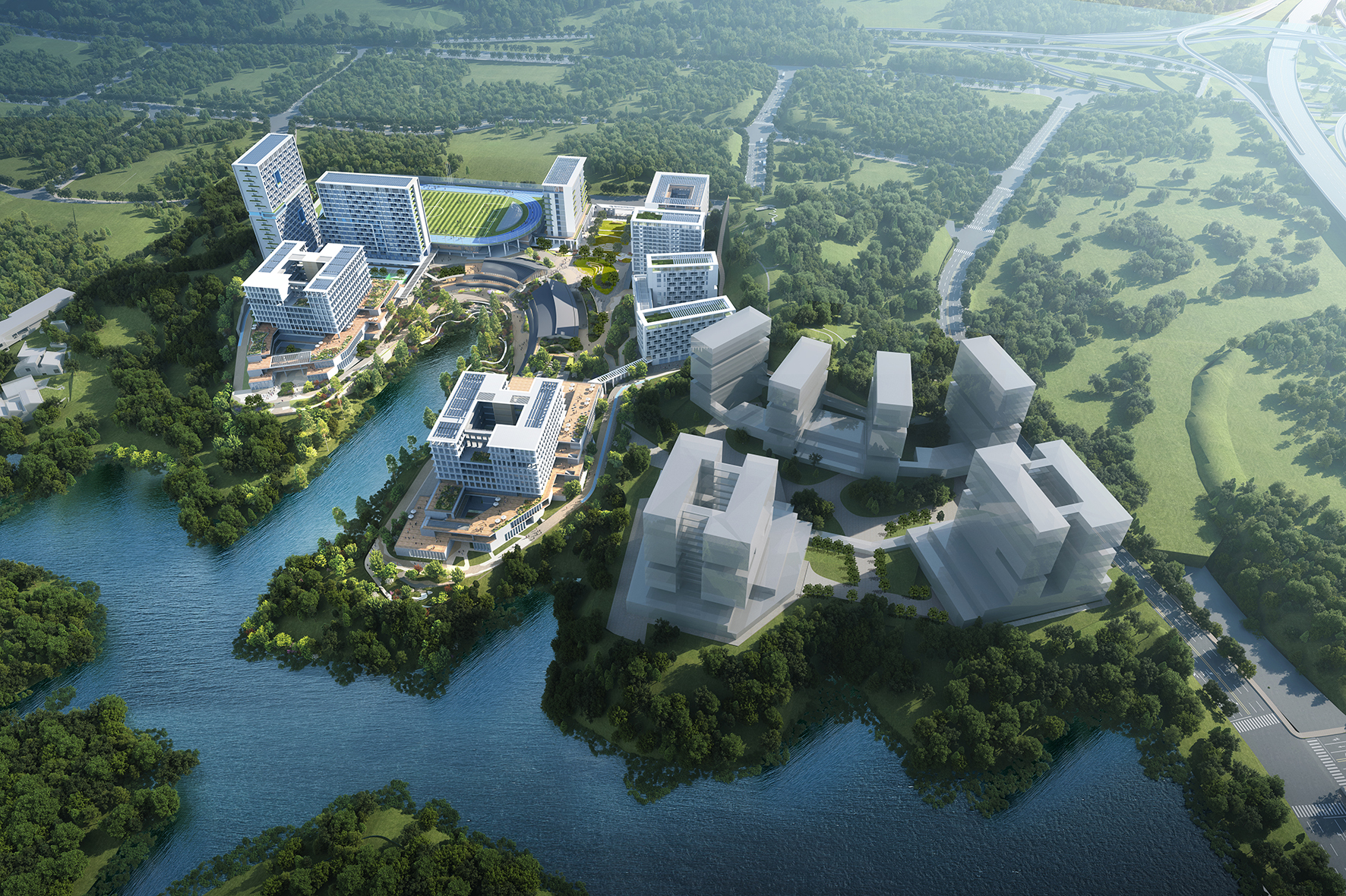 建设中的深圳鹏城技师学院职教园校区,预计2027年9月投入使用。 建设中的深圳鹏城技师学院职教园校区,预计2027年9月投入使用。