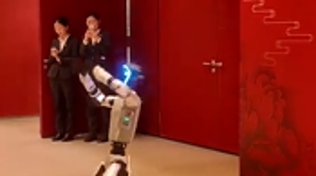 非遗亮相国新办新年招待会，宇树机器人现场“迎宾”