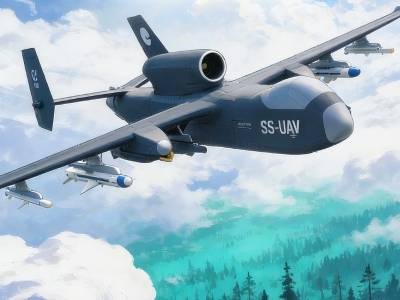 “空中无人机航母”首飞成功 | AI画时景