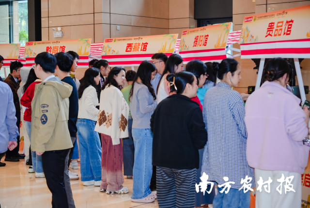 消费帮扶主题市集现场。 消费帮扶主题市集现场。