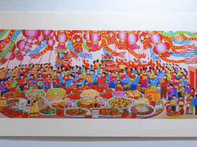 来北京路文明集市，与龙门农民画共赴一场美学之旅