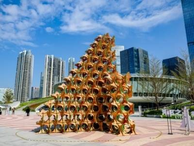 粤港澳青年艺术作品汇聚宝安“湾区之眼”