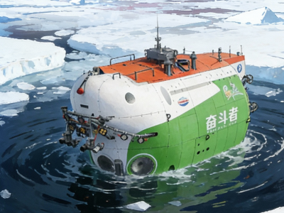 世界唯一！我国在北极地区进行连续载人深潜 | AI画时景