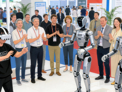 广交会“机器人天团”组团出道 | AI画时景