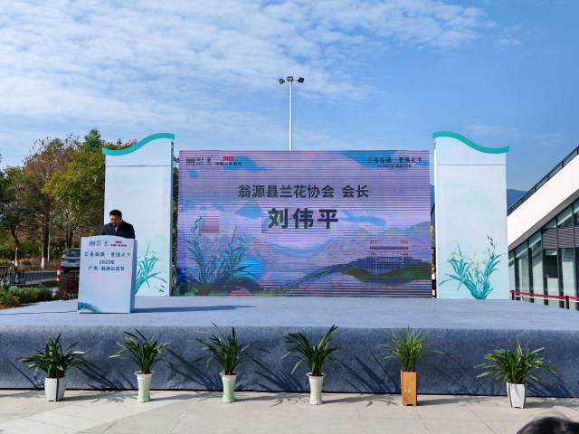 广东省兰花协会副会长、翁源县兰花协会会长刘伟平