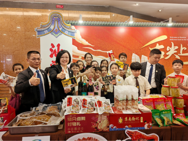 汕头澄海狮头鹅在马来西亚的品牌推介会。 汕头澄海狮头鹅在马来西亚的品牌推介会。