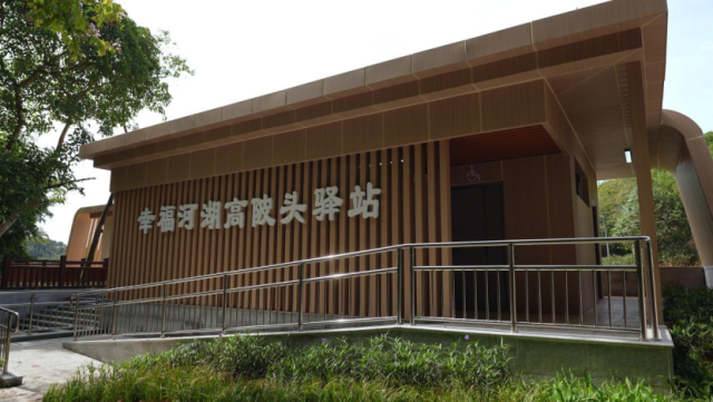 高陂头驿站已成为游客、村民休憩交流的热门场所。