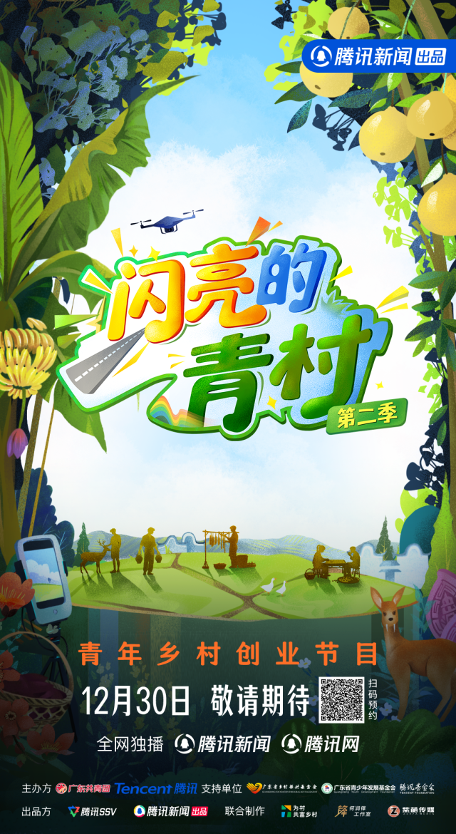 兴乡青年创业综艺《闪亮的青村》第二季海报