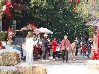 多图 | 罗浮山“下雪”了！人造雪景将持续至2月底